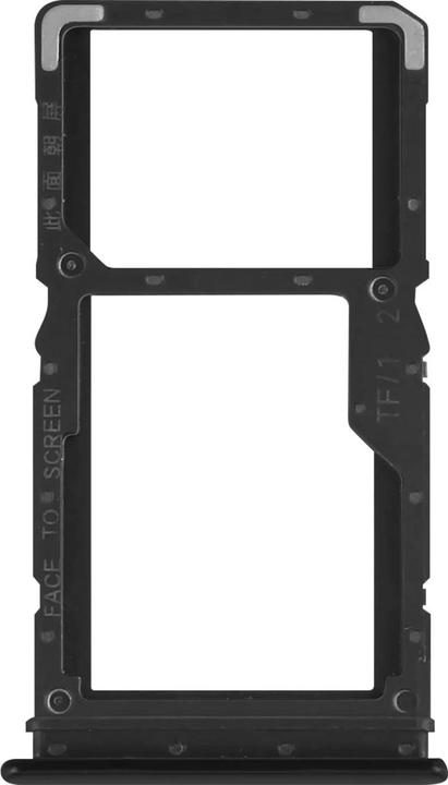 Image du produit Clappio 1x SIM + 1x Micro-SD support de carte de rechange pour Xiaomi Redmi Note 7 - Noir (Xiaomi Redmi Note 7)