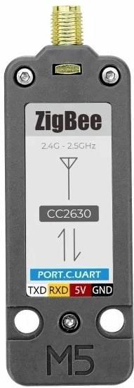 Actual product image M5Stack ZigBee module CC2630F128 with antenna