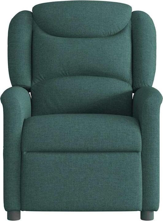 Actual product image VidaXL Massage chair electric dark green fabric