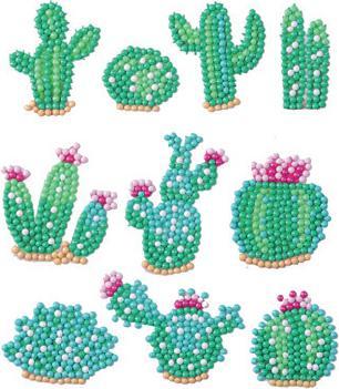 Produktbild Pracht Diamond Painting Sticker Kakteen