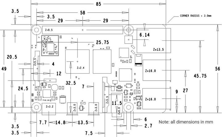 Actual product image Raspberry Pi 4 4GB Model B