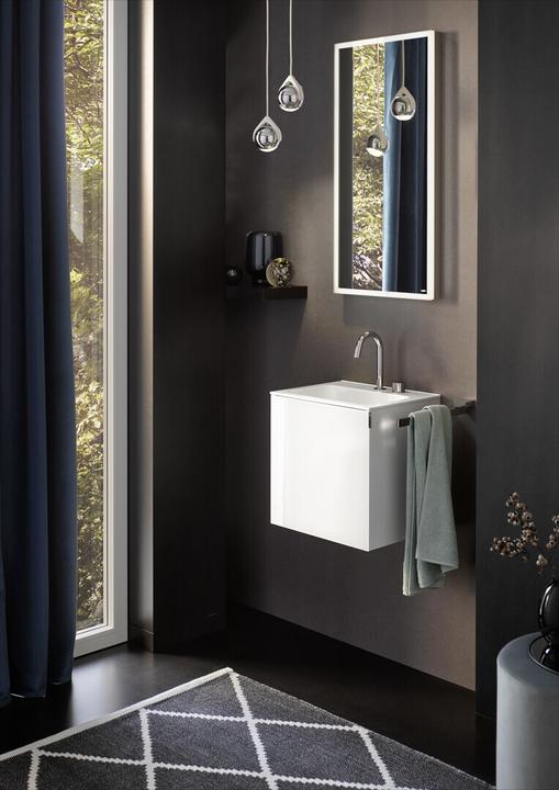 Actual product image Emco Evo 400 washbasin, 400x320mm, without overflow, for Evo 400 vanity unit, 95771144 (320 mm, 400 mm)