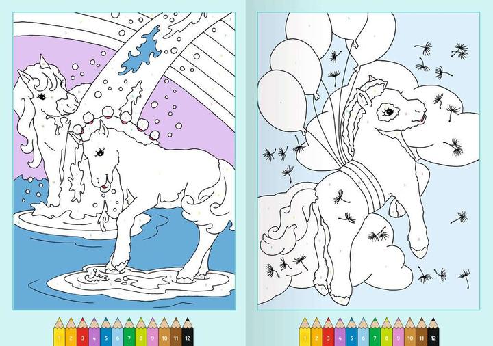 Image du produit Ravensburger Peindre par numéros : Poneys magiques