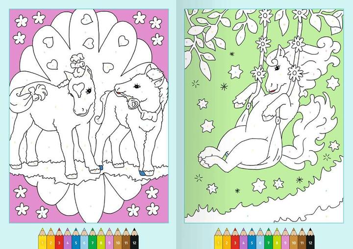 Image du produit Ravensburger Peindre par numéros : Poneys magiques