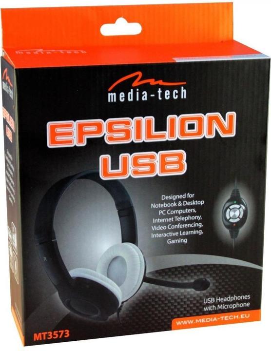 Produktbild Media-Tech MT3573 Epsilion USB (keine Geräuschunterdrückung, Kabelgebunden)