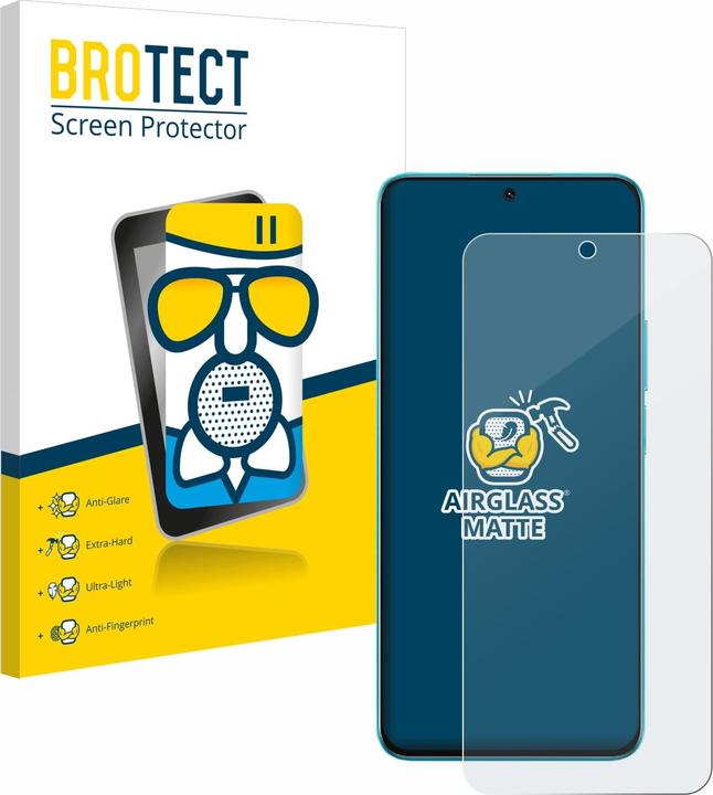 Image du produit BROTECT AirGlass Film pour vitres blindées Mat (1 pièce(s), Honor X8a)