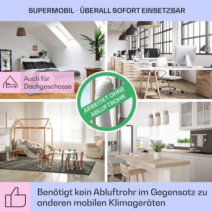 Produktbild Klarstein Klimaanlage Silbergrau