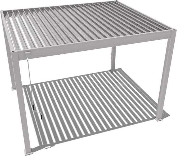 Image du produit Weide Pergola Classic 3x3.6m mit Lamellendach Sand (300 cm, 360 cm)