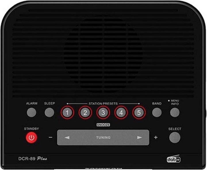Actual product image Sangean Radio alarm clock DCR 89+ (DAB+, Radio Frequency (RF))