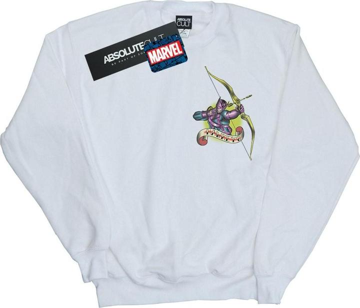 Hawkeye Tattoo Breast Print Sweatshirt