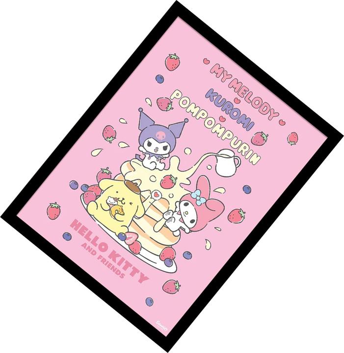 Image du produit Hello Kitty & Friends - Poster encadré (40 x 30 cm)