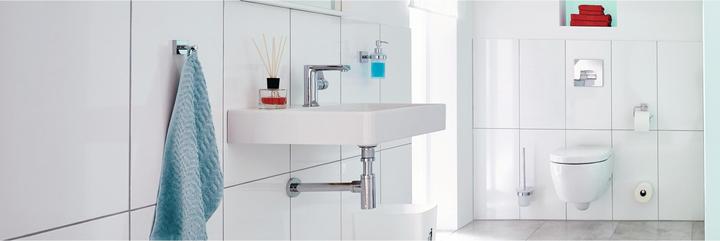 Actual product image tesa EKKRO WC replacement roll holder incl. adhesive solution without drilling