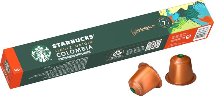 Actual product image Starbucks Colombia by Nespresso Medium Roasts (10 x Port.)