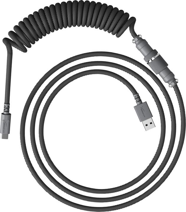 Produktbild HyperX USB-C Coiled Cable Gray (USB 3.0)