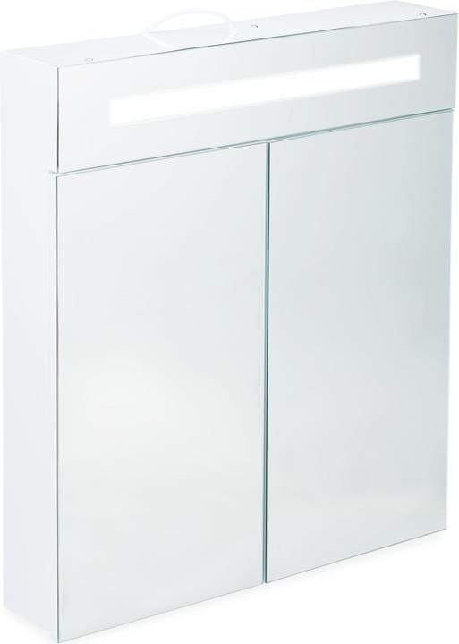 Relaxdays Meubles de toilette, en LED (60 x 12 x 67 cm)