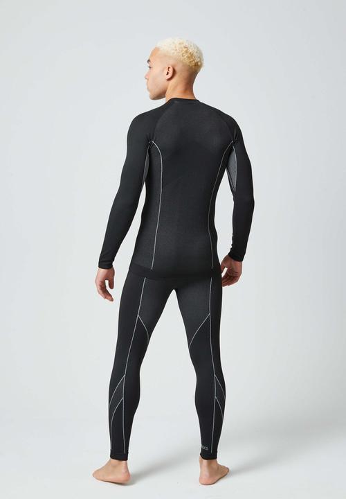 Image du produit Snocks Sous-vêtements thermiques pour hommes avec trou pour le pouce (L)