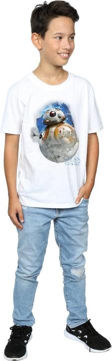 Actual product image Star Wars Boys The Last Jedi BB-8 Brushed T-Shirt (128)