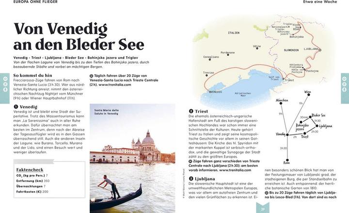 Produktbild Europa ohne Flieger (Low Carbon Europe) (Deutsch, Lonely Planet)
