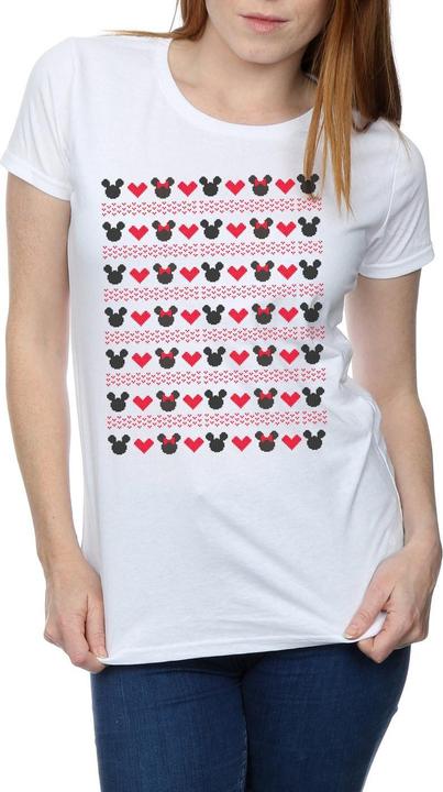 Produktbild Disney Mickey And Minnie Christmas Hearts TShirt (XL)
