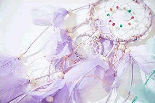 Produktbild Cover-Discount DIY Bastel-Set Traumfänger Dreamcatcher basteln violett