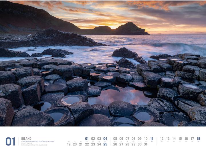 Produktbild Irland - Unterwegs zwischen Irischer See und Atlantik Kalender 2026 (Deutsch, Ackermann Kunstverlag GmbH, 2025)