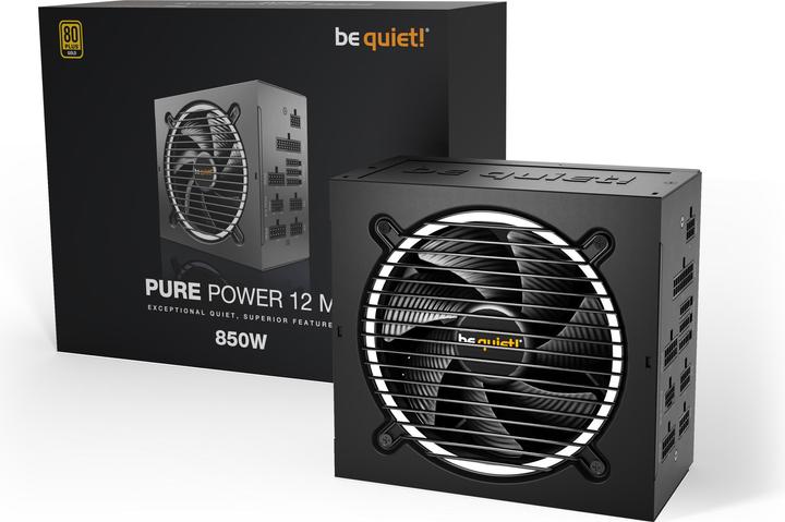 Image du produit be quiet! PURE POWER 12 M | Alimentation PC 850W (850 W)