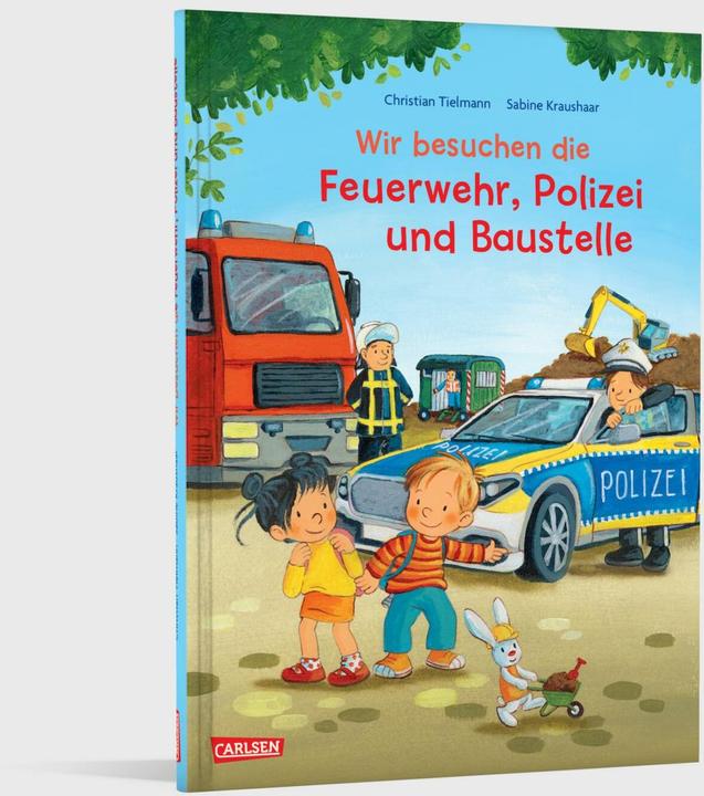 Produktbild Max-Bilderbücher: Wir besuchen die Feuerwehr, Polizei und Baustelle (Deutsch)