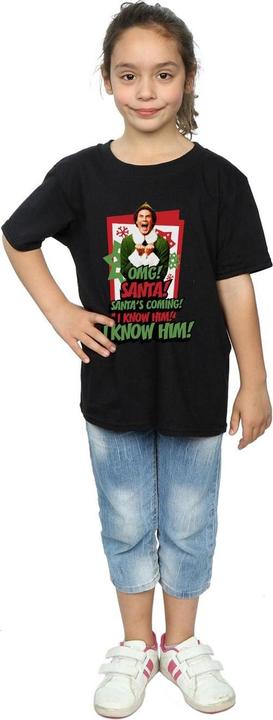 Immagine prodotto Elf OMG Santa Maglietta Ragazze (140, 146)