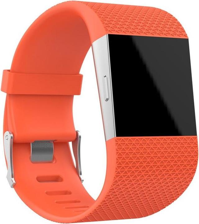 Image du produit JTI Bracelet compatible avec Fitbit Surge, Orange - S (Silicone)
