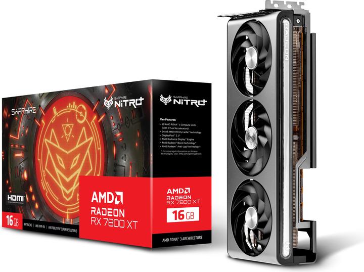 Produktbild Sapphire RX 7800 XT Nitro+ Gaming OC (16 GB)