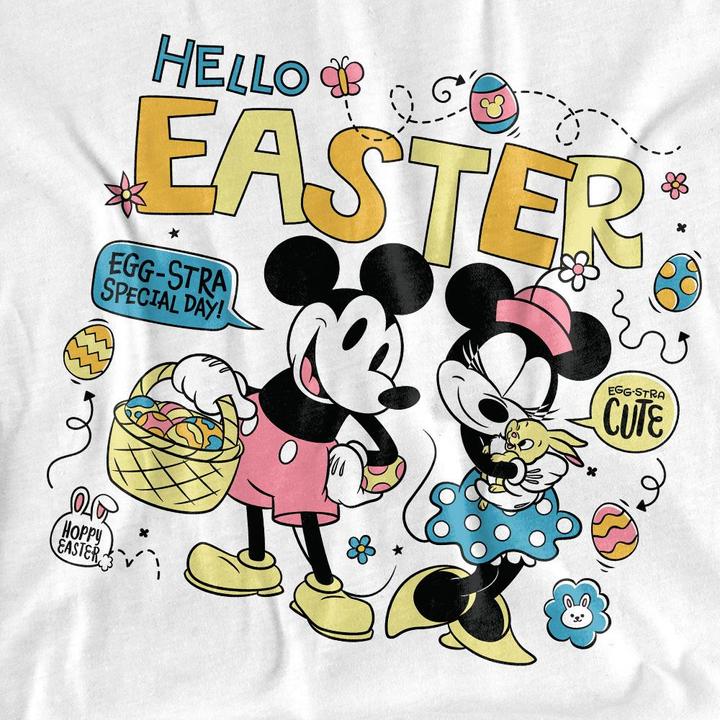 Immagine prodotto Mickey Mouse Hello Easter! Maglietta Pasqua Topolina Adulto Unisex (XXL)