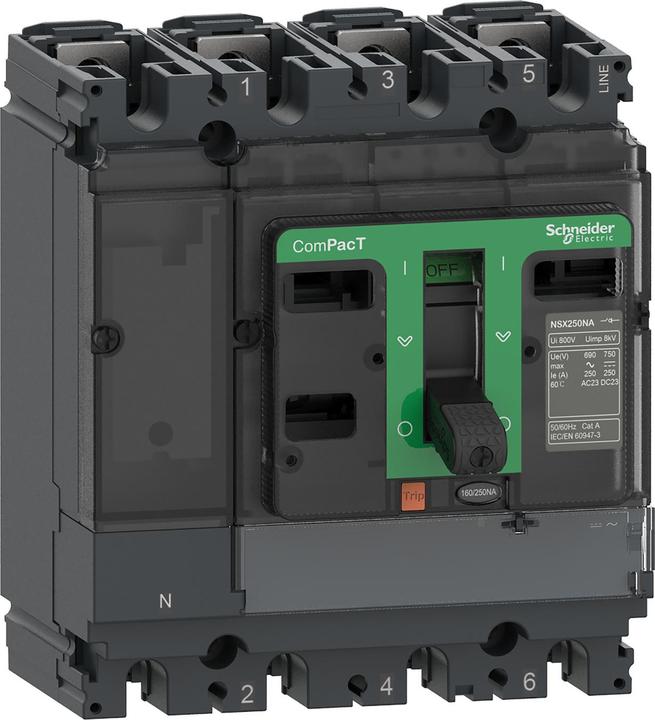 Actual product image Schneider Electric C254250S Switch disconnector ComPacT NSX250NA 4 poles