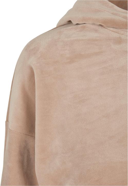 Image du produit Urban Classics Sweat à capuche croisé en velours pour femmes (L)