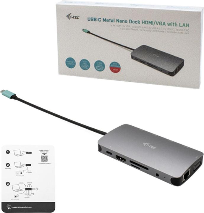 Produktbild i-tec Nano Dock (USB-C, 10 Ports)