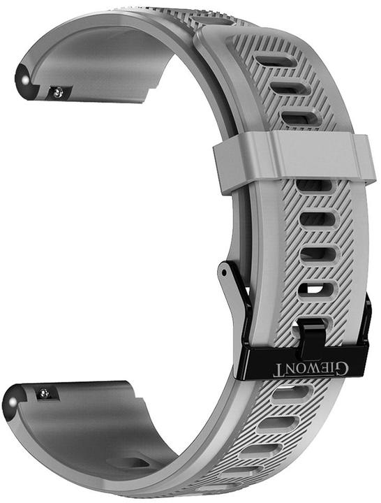 Quartz Armband für Giewont Focus GW430 GWP430-3 Smartwatch – Stein (Silicone)