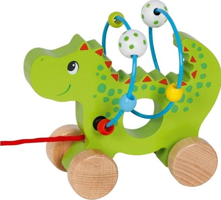 Produktbild Goki Ziehtier Drache mit Motorikschleife