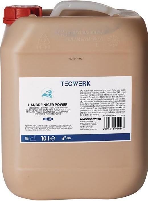 Produktbild Tecwerk Handreiniger Power 10 l seifenfrei, lösemittelfrei, parfümiert