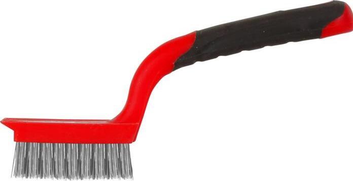 Actual product image Pro-Line Wire brush stainless steel 5x11 rows, 180mm (32625) (18 cm)