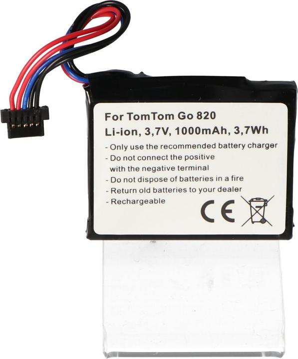 Actual product image TomTom Battery G0 825, Go 820, Go Live 820, Go Live 825 Battery AHL03711022, AHL03711023, VF6M