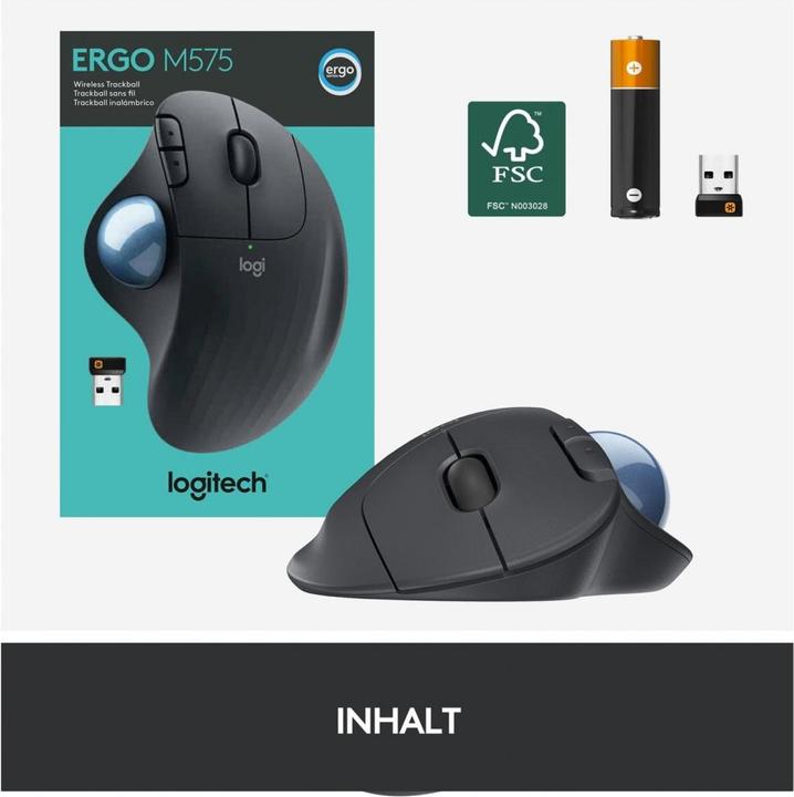 Image du produit Logitech Ergo M575 (Sans fil)