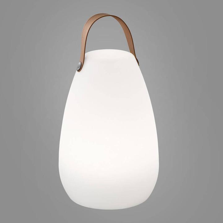 Produktbild FHL easy FHL Ruby LED tragbare Garten Tischlampe mit Trageriegem + Akku, USB 1W warmweiss RGB-Farbsteuerung d