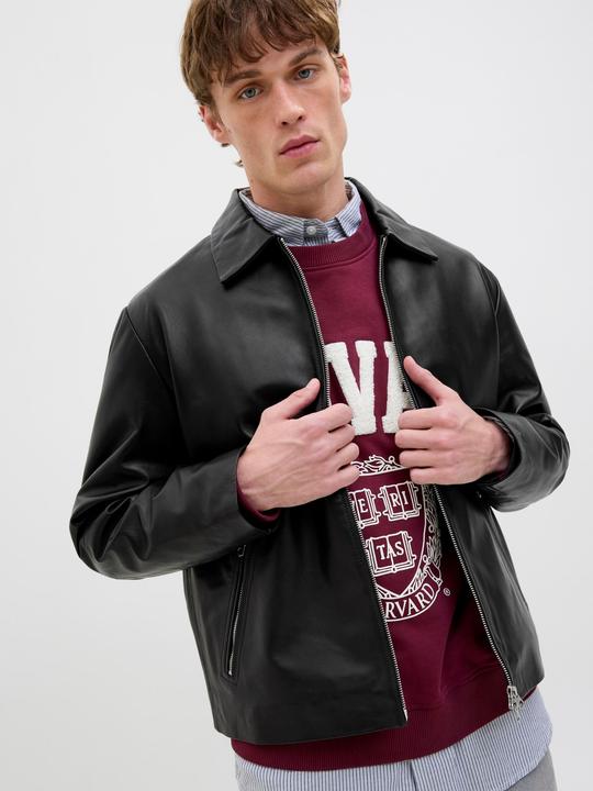 Actual product image Jack & Jones Lederjacke Lederjacke (L)