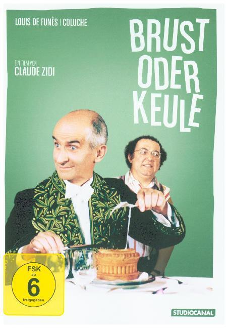Actual product image Breast or leg Louis de Funès Collection (DVD, 1976, German, French)