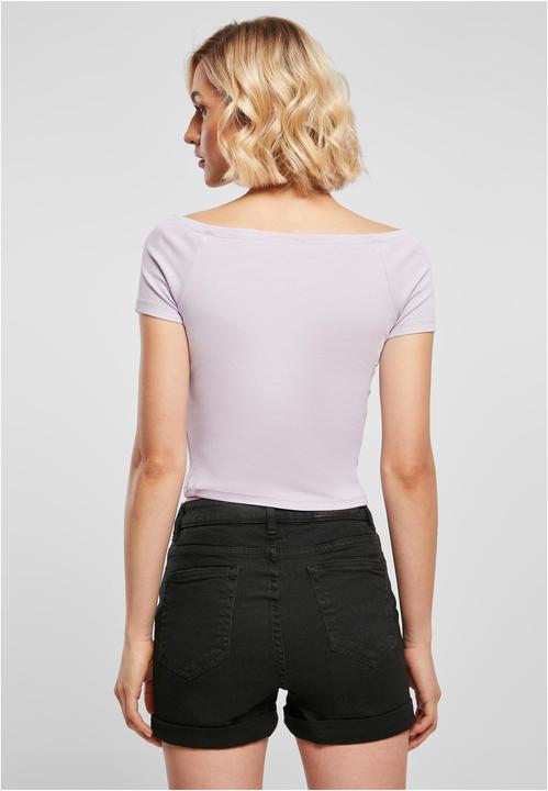 Actual product image Urban Classics Ladies Off Shoulder Rib Tee - 2416 (4XL)