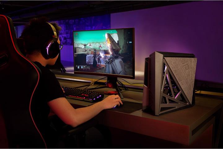 Actual product image ASUS ROG Huracan – G21CX-CH006T (Intel Core i7-9700K, 16 GB, 512 GB, GeForce RTX 2070 Super)
