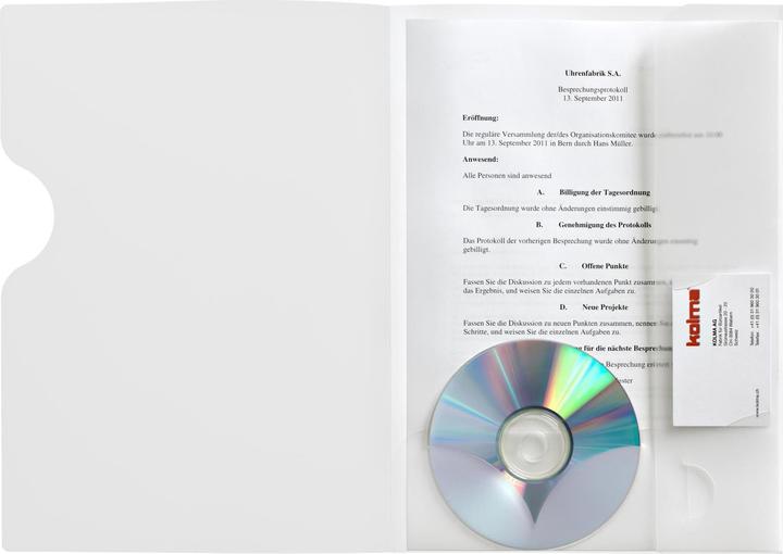 Image du produit Kolma Dossier de présentation Easy A4 incolore (A4, 1 x)