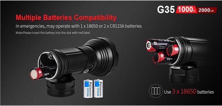 Produktbild Klarus G35 LED Taschenlampe