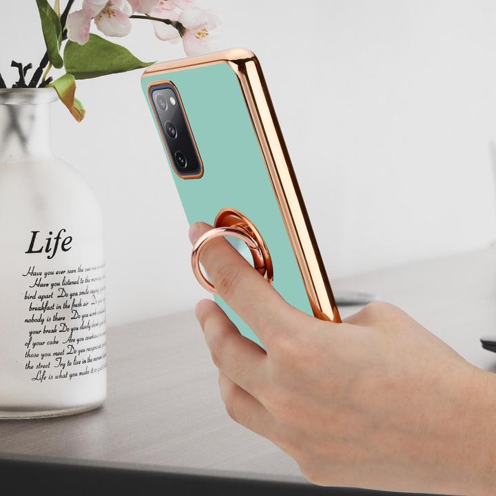Image du produit Cadorabo Housse pour Samsung Galaxy S20 FE en TPU avec protection pour appareil photo et anneau LM089 Style (Samsung Galaxy S20 FE)