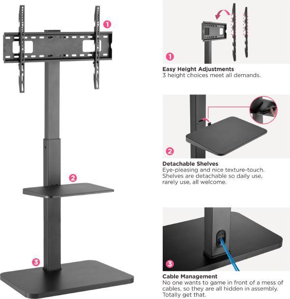 Image du produit equip Bodenständer (Universel, 75", 40 kg)