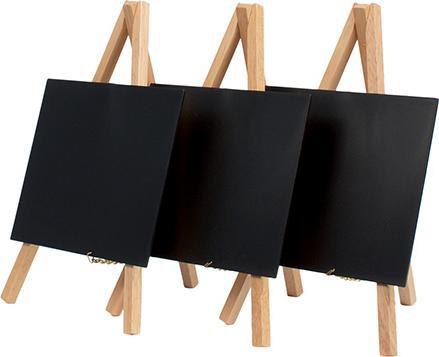 Image du produit Securit Tableau à craies de table MINI avec chevalet, hêtre
